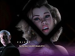 Horny pastor and mature MILF in 3D animated apocalyptic hentai