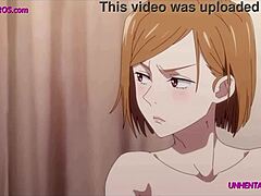 Redhead MILF with big tits gets a big cock in this hentai anime.