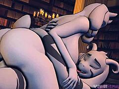 Asriel's Big Boobs and Horny Day in Unbelievable Cartoon Porn